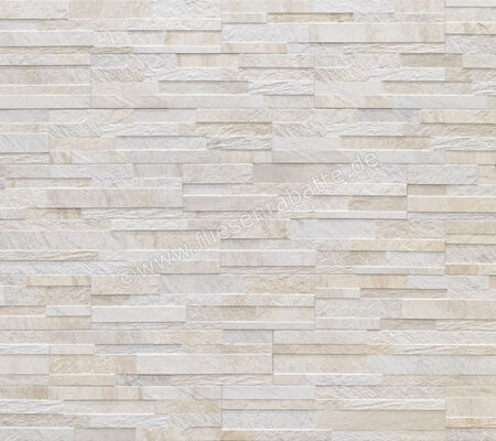  Ceramica Rondine Cubics White 15x61 cm Wandfliese 3D Matt Strukturiert Naturale J86620 | 698972