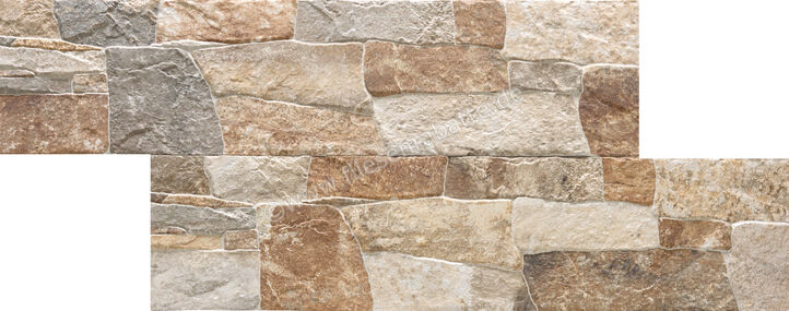  Ceramica Rondine Lyon Beige 15x61 cm Wandfliese 3D Matt Strukturiert Naturale J88560 | 698999