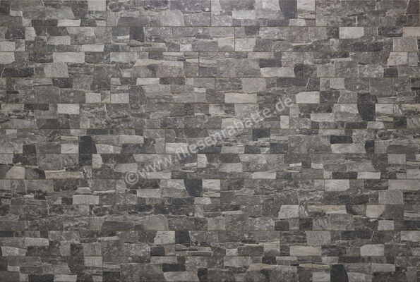  Ceramica Rondine Lyon Dark 15x61 cm Wandfliese 3D Matt Strukturiert Naturale J88561 | 699005