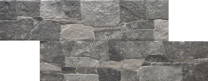 Ceramica Rondine Lyon Dark 15x61 cm Wandfliese 3D Matt Strukturiert Naturale J88561 | 699011