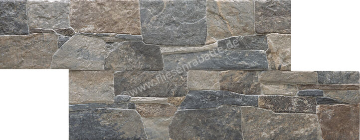  Ceramica Rondine Lyon Multicolor 15x61 cm Wandfliese 3D Matt Strukturiert Naturale J88562 | 699020
