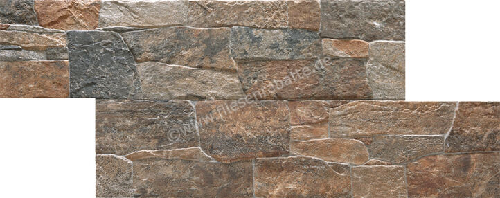 Ceramica Rondine Lyon Red 15x61 cm Wandfliese 3D Matt Strukturiert Naturale J88563 | 699029