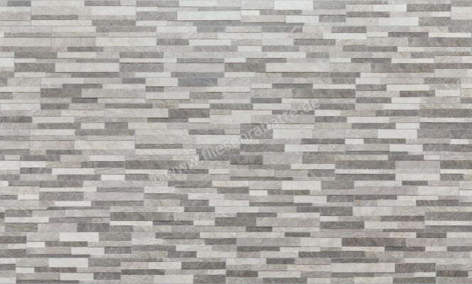  Ceramica Rondine Quarzi 3D Grey 15x61 cm Wandfliese 3D Matt Strukturiert Naturale J87437 | 699041