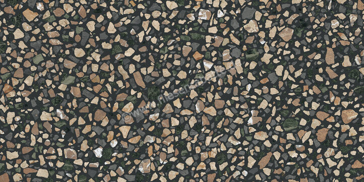  Ceramiche Caesar Civic Black 60x120 cm Bodenfliese / Wandfliese Multicolor Matt Eben Touch Plus AIX5 CAE | 701216