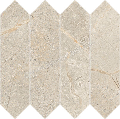  Ceramica Rondine Crust Beige 26x30 cm Mosaik Losanga Penta A Matt Eben Naturale J93805 | 701733