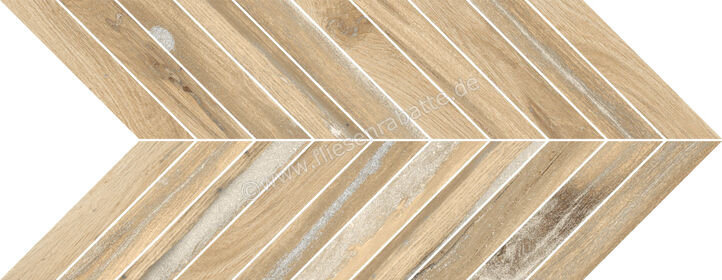  Ceramica Rondine Infusion Birch 24x50 cm Bodenfliese / Wandfliese Chevron Matt Eben Naturale J90581 | 703121