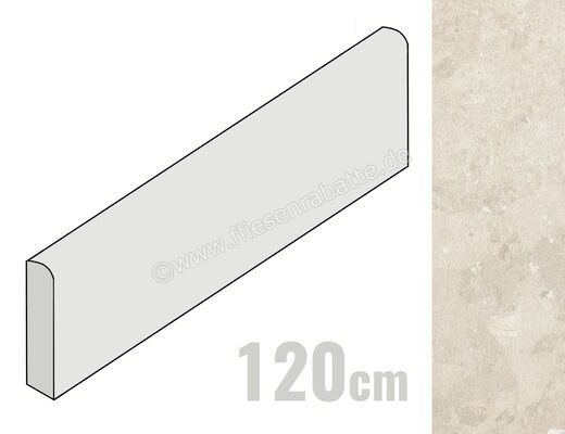  Marazzi Mystone Breccia dei Berici Beige 6x120 cm Sockel Matt Eben Naturale MRHF | 703461