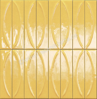  Marazzi Terralux Cedro 9.1x37.5 cm Wandfliese 3D Pura Glänzend Strukturiert Lux MRC8 | 703512