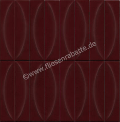  Marazzi Terralux Borgogna 9.1x37.5 cm Wandfliese 3D Pura Glänzend Strukturiert Lux MRC7 | 703515