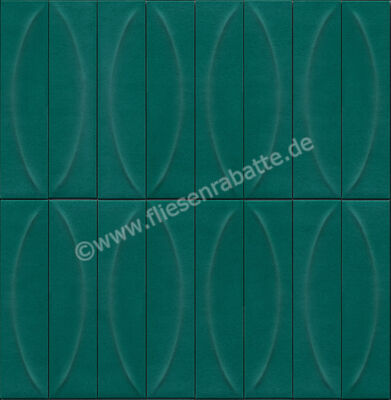  Marazzi Terralux Turchese 9.1x37.5 cm Wandfliese 3D Pura Glänzend Strukturiert Lux MRC3 | 703539