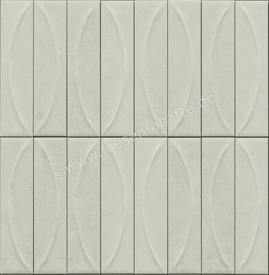  Marazzi Terralux Beige 9.1x37.5 cm Wandfliese 3D Pura Glänzend Strukturiert Lux MRC0 | 703557