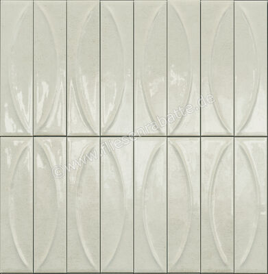  Marazzi Terralux Beige 9.1x37.5 cm Wandfliese 3D Pura Glänzend Strukturiert Lux MRC0 | 703560