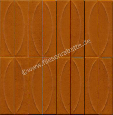  Marazzi Terralux Arancio 9.1x37.5 cm Wandfliese 3D Pura Glänzend Strukturiert Lux MRAZ | 703563