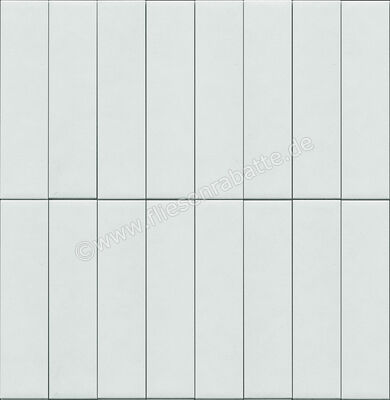  Marazzi Terralux Bianco 9.1x37.5 cm Bodenfliese / Wandfliese Glänzend Strukturiert Lux MRAV | 703587