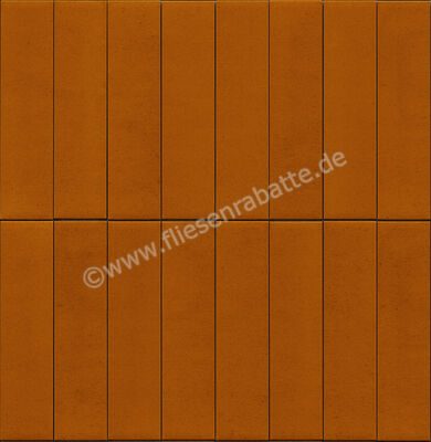  Marazzi Terralux Arancio 9.1x37.5 cm Bodenfliese / Wandfliese Glänzend Strukturiert Lux MRAT | 703599