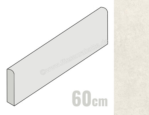  Marazzi Campaspero Grigio 7x60 cm Sockel Matt Eben Naturale MRHU | 704850