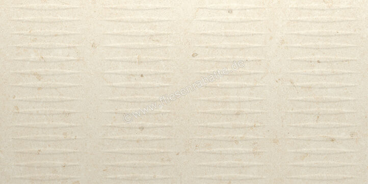  Monocibec Cremaluna Beige 60x120 cm Wandfliese Decori Onda Matt Strukturiert Molata - Brushed 0148966 | 704937
