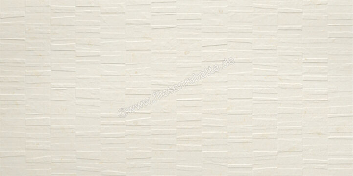  Monocibec Cremaluna Bianco 60x120 cm Wandfliese Decori Riflesso Matt Strukturiert Molata - Brushed 0148969 | 704946