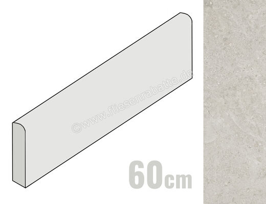  Marazzi Mystone Pietra Di Sardegna Grigio 7x60 cm Sockel Matt Eben Naturale MRAK | 705741