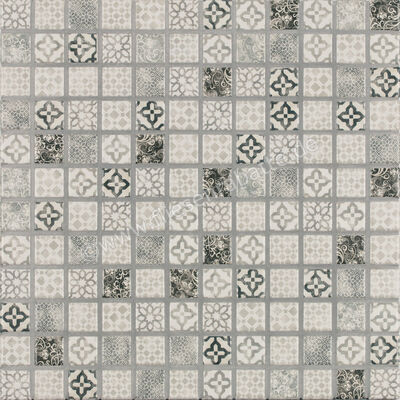Jasba Pattern Grau 2x2 cm Mosaik Vola Matt Eben HT-Veredelung 42402H | 72187