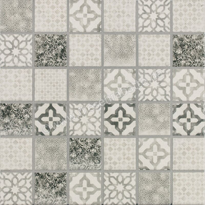 Jasba Pattern Grau 5x5 cm Mosaik Vola Matt Eben HT-Veredelung 42501H | 72202