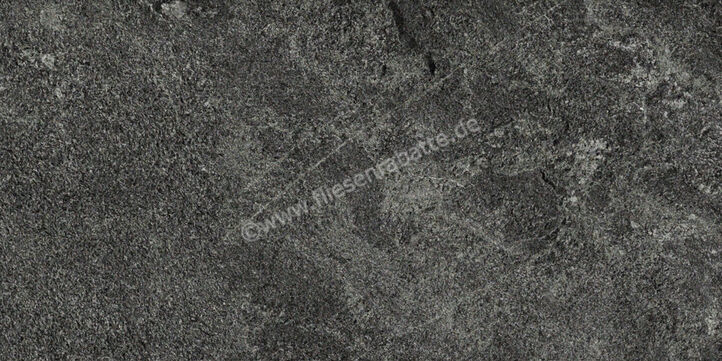 Marazzi Mystone Quarzite Black 30x60 cm Bodenfliese / Wandfliese Matt Strukturiert Naturale MZTS | 76126