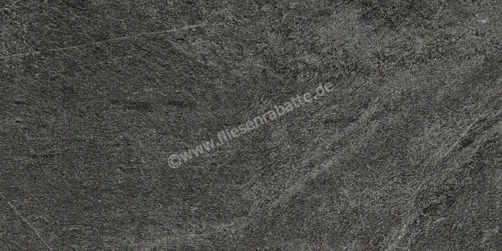 Marazzi Mystone Quarzite Black 60x120 cm Bodenfliese / Wandfliese Matt Strukturiert Naturale MZST | 76135