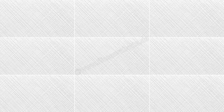 Keraben Essential Tartan White 30x60 cm Wandfliese Matt Strukturiert Naturale KP905050 | 77125