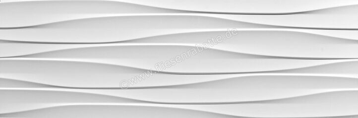 Keraben Superwhite Superwhite 30x90 cm Dekor Wind Glänzend Strukturiert Silk-Gloss KU7PG050 | 84316