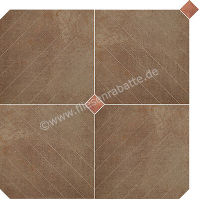 Love Tiles Metallic Rust 90x90 cm Mosaik Axis Matt Eben Naturale B663.0120.006 | 89515