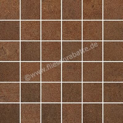 Love Tiles Metallic Corten 29.85x29.85 cm Mosaik Cover Matt Eben Naturale B663.0122.044 | 89521