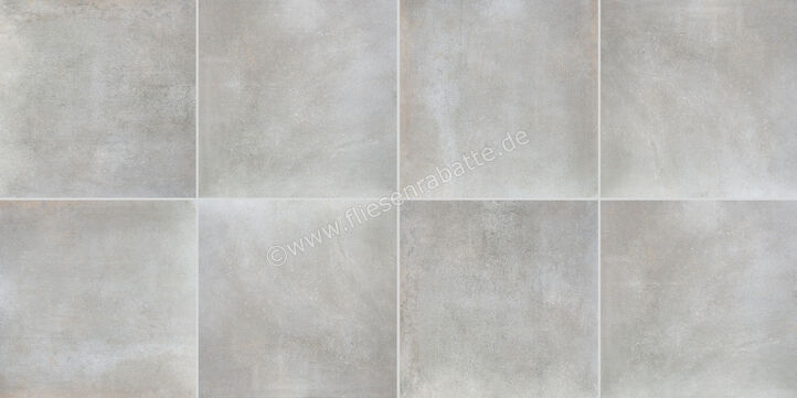 Love Tiles Metallic Steel 60x60 cm Bodenfliese / Wandfliese Matt Eben Naturale B615.0016.047 | 89566