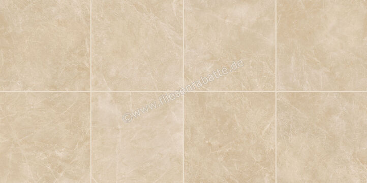 Love Tiles Marble Beige 60x60 cm Bodenfliese / Wandfliese Glänzend Eben Poliert B615.0014.002 | 89572