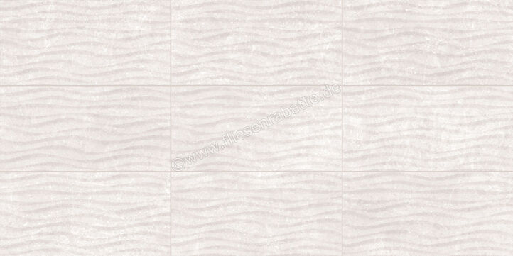 Love Tiles Marble Light Grey 35x70 cm Dekor Curl Matt Strukturiert Naturale B629.0151.047 | 89593