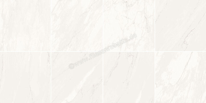 Love Tiles Marble White 60x60 cm Bodenfliese / Wandfliese Matt Eben Naturale B615.0013.001 | 89623