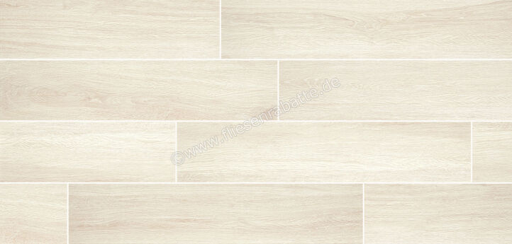 Love Tiles Timber White 20x100 cm Bodenfliese / Wandfliese Nat Matt Strukturiert Naturale B609.0001.001 | 93658